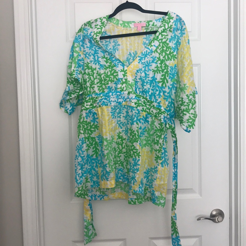Lilly Pulitzer Wrap Top